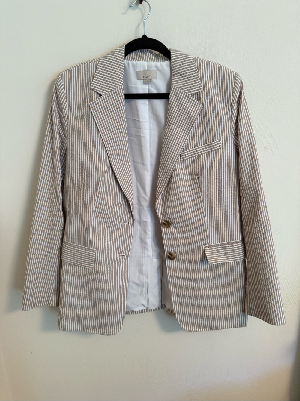 Loft seersucker jacket